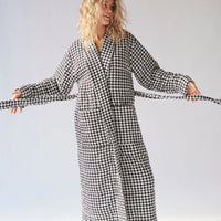 Ladies Bamboo Quilted Robe