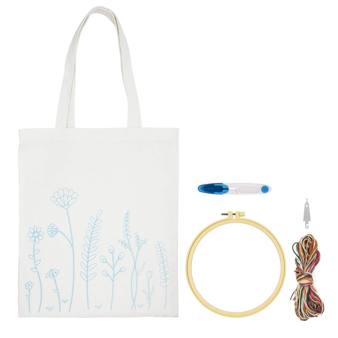 Tote Bag Embroidery Kit