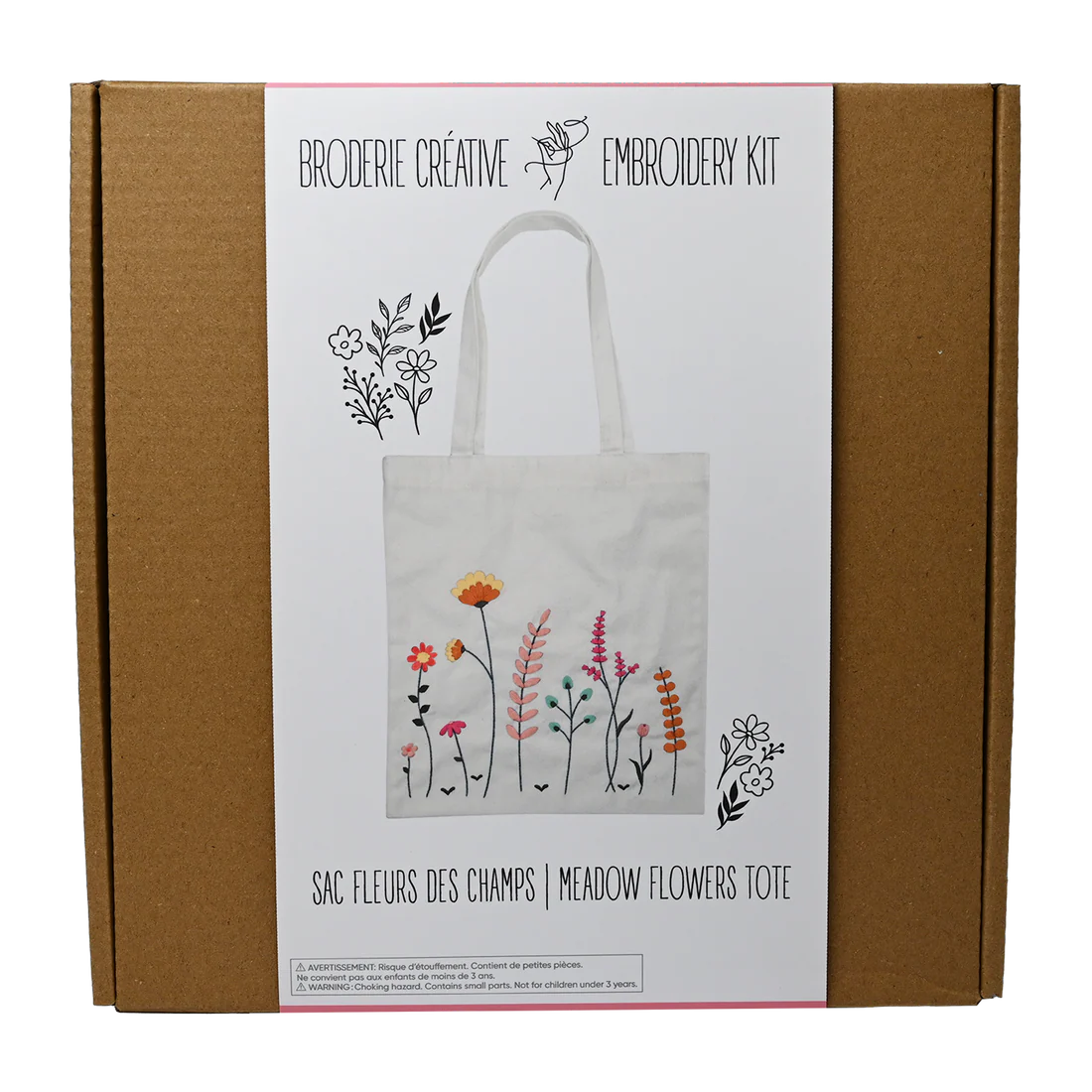 Tote Bag Embroidery Kit