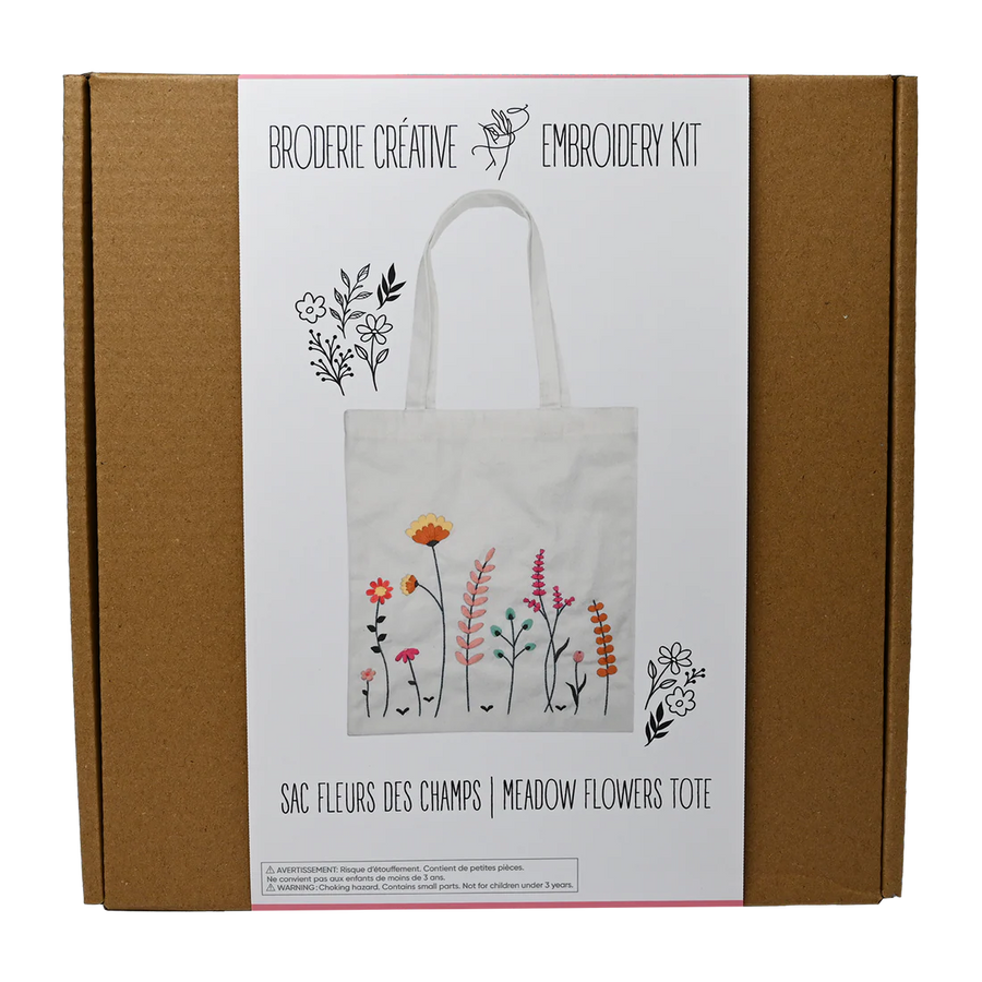 Tote Bag Embroidery Kit