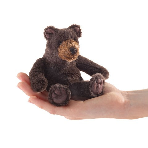 Mini Brown Bear Finger Puppet