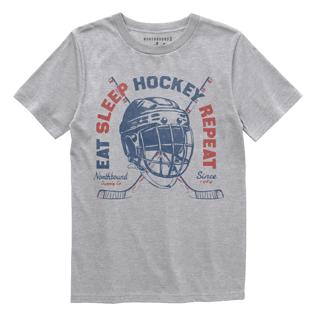 Kids Eat, Sleep, Hockey, T-Shirt