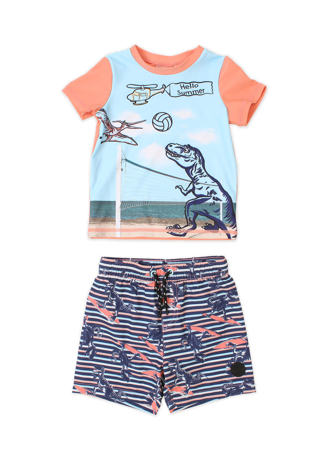 Short Sleeve Rashguard Swim Set 6-24M