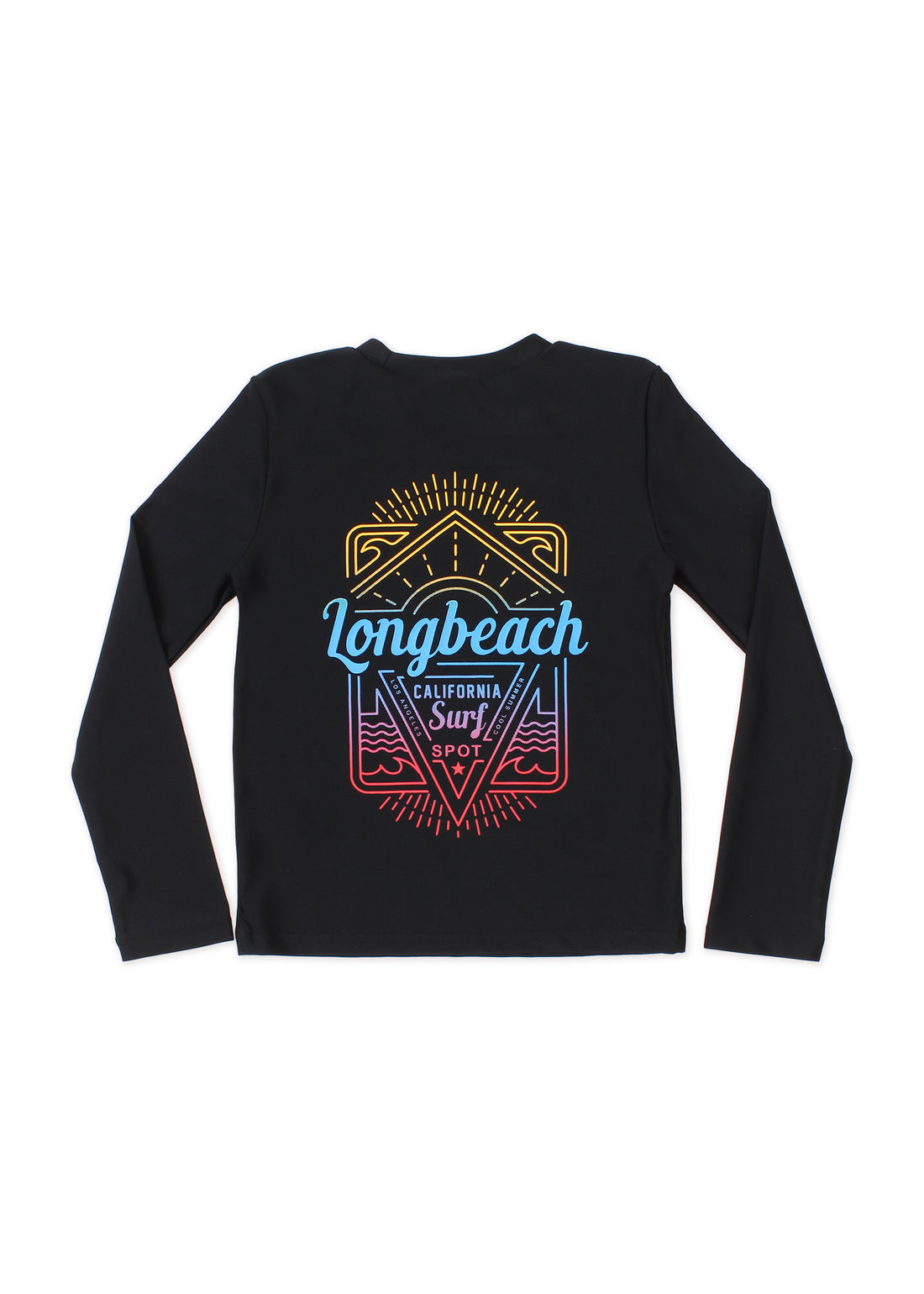 Long Sleeve Rashguard Swim Top 2-16Y