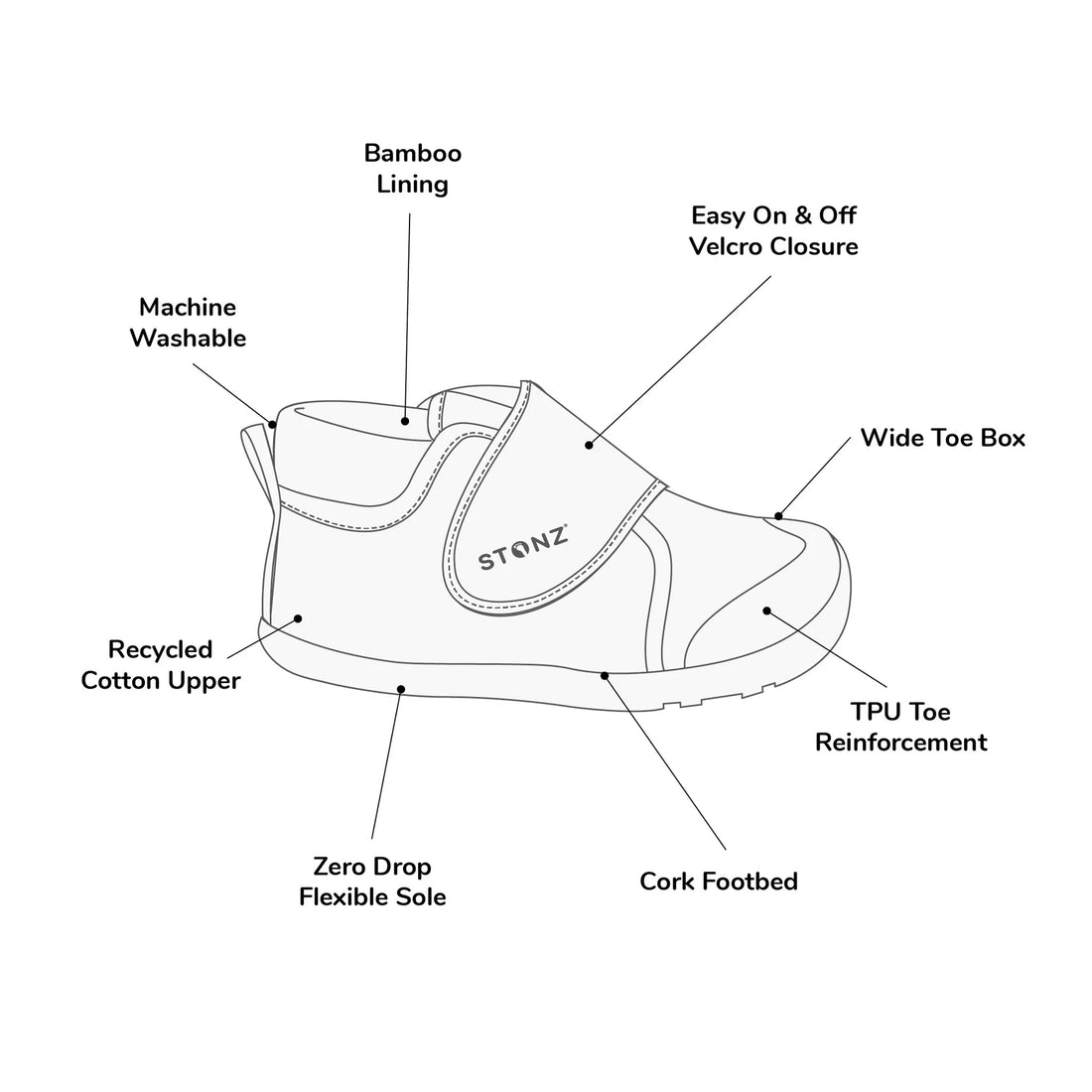 Cruiser Natural Toddler Shoe