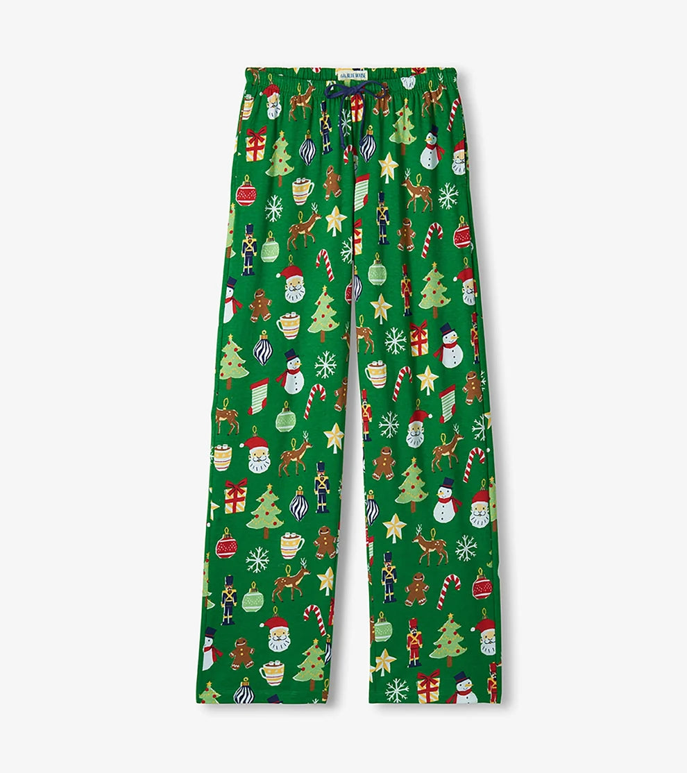 Ladies Papercut Christmas Pajama Pants