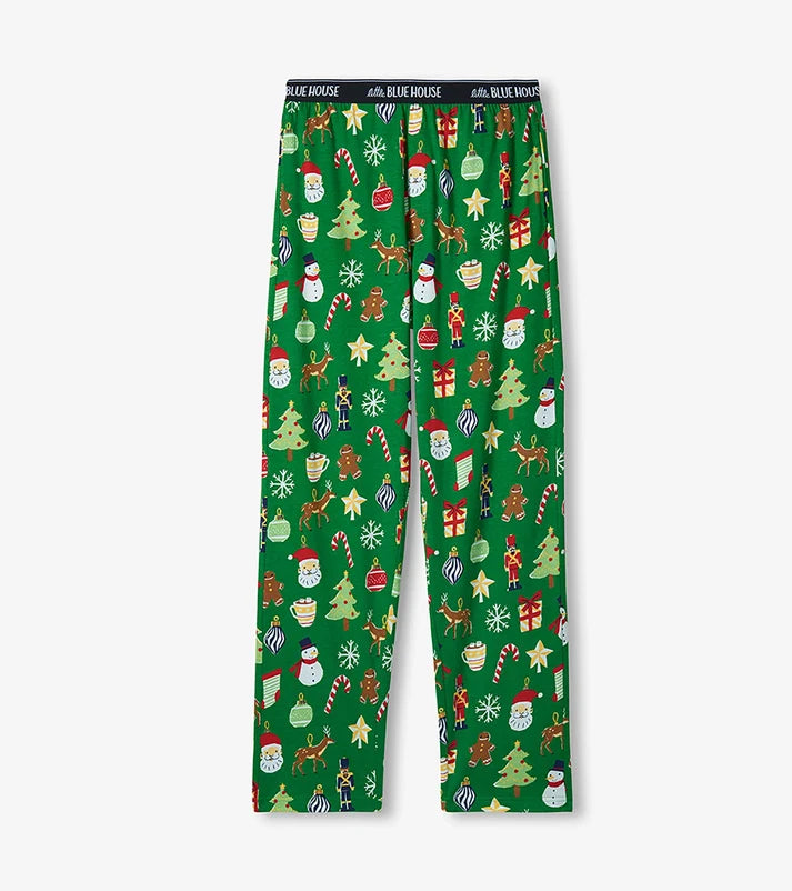 Mens Papercut Christmas Pajama Pants