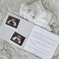 Linen Square Baby Book