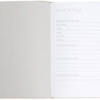 Linen Square Baby Book