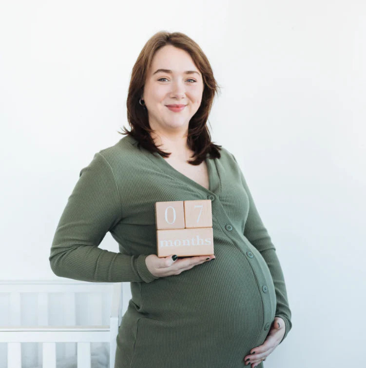 Natural Wooden Milestone Blocks