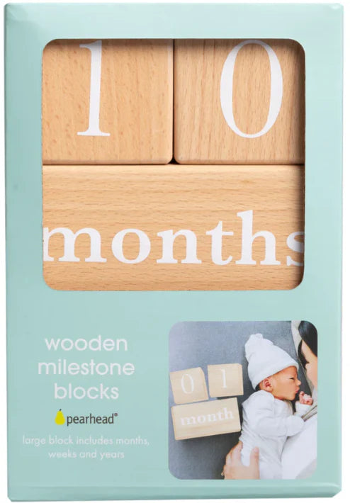 Natural Wooden Milestone Blocks