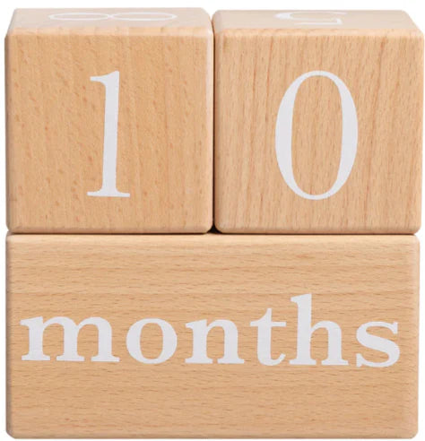 Natural Wooden Milestone Blocks