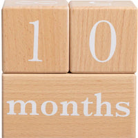 Natural Wooden Milestone Blocks