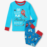Eat Sleep Hockey Kids Pajamas