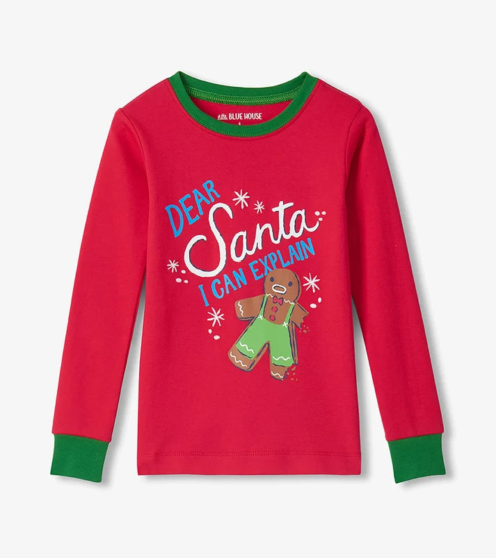 Kids' Dear Santa Pajama Set
