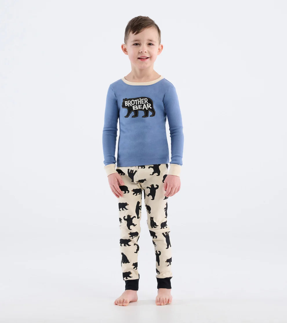 Hatley Brother Bear & Sister Bear Kids Pajama Set