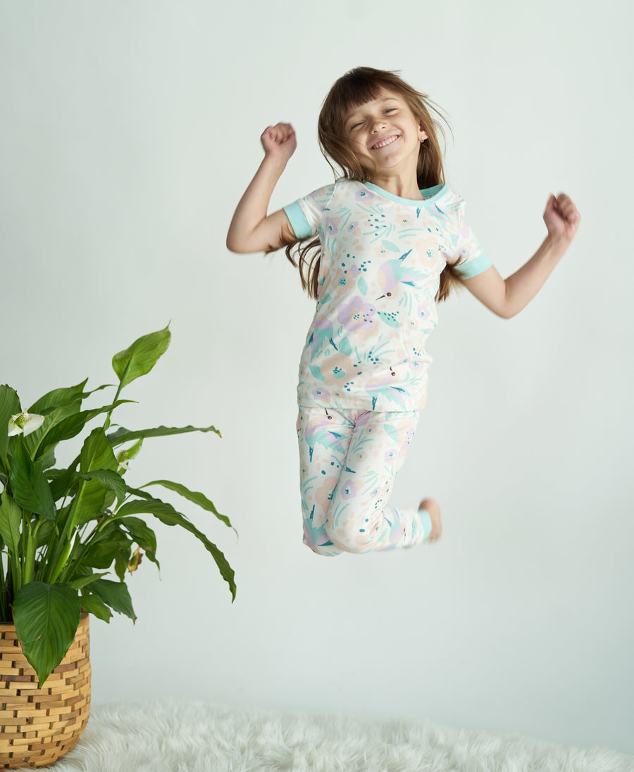 Silkberry Bamboo Short Sleeve 2 pc Pajama Set