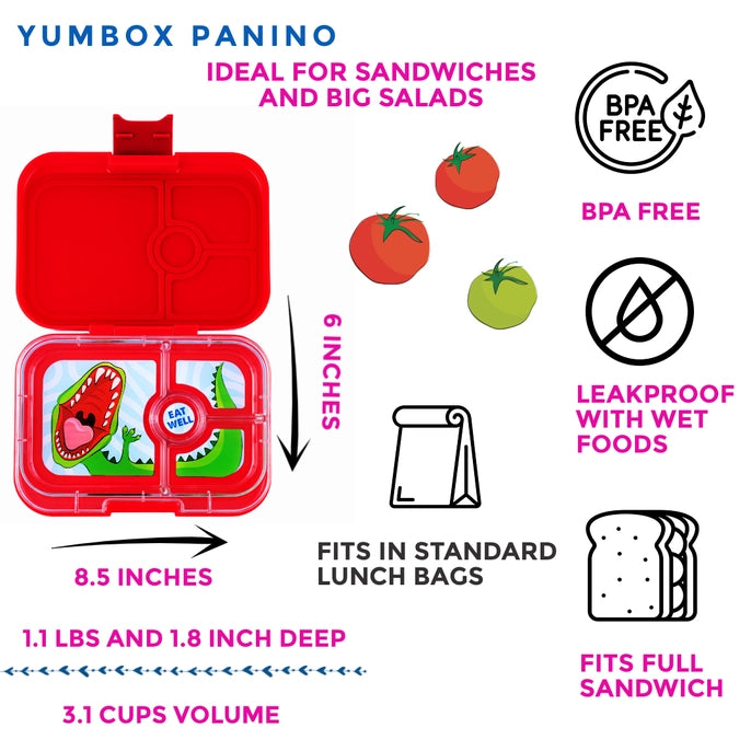 Panino - Sandwich Friendly Leakproof Bento Box