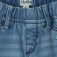 Girls Pretty Patches Stretch Denim Jeans