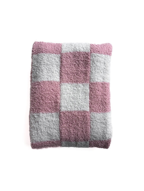 Checkered Plush Blanket