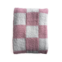 Checkered Plush Blanket