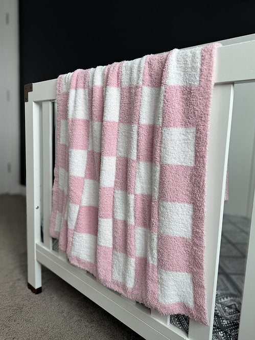 Checkered Plush Blanket