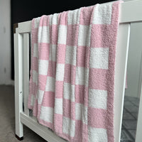 Checkered Plush Blanket