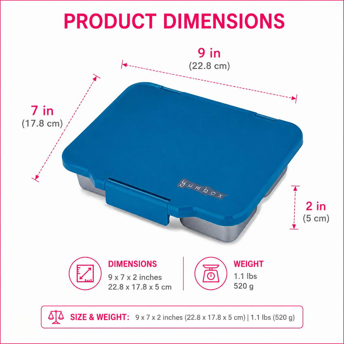 Pret Stainless Steel Leakproof Bento Box