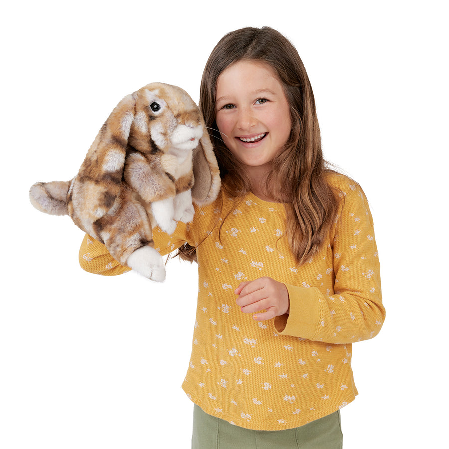 Silk Bunny Rabbit Puppet