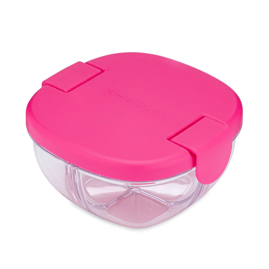 Compact Leakproof Snack Bowl with 3 Compartments