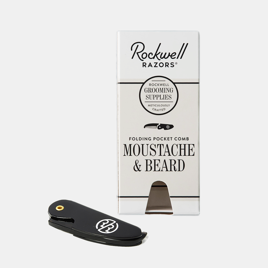 Folding Moustache & Beard Comb