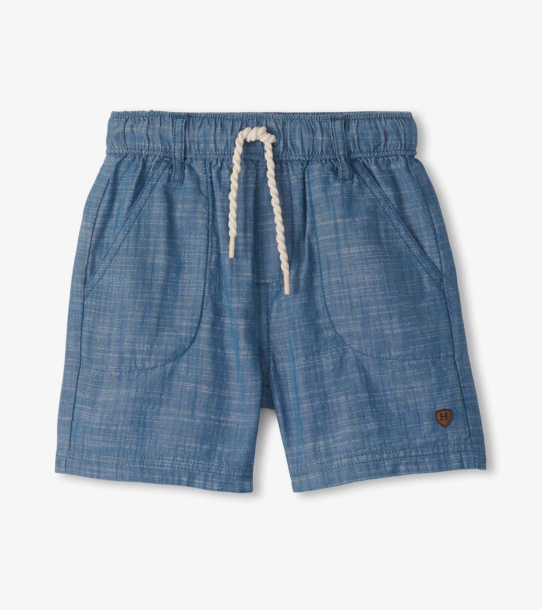 Boys Indigo Woven Shorts