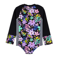 One Piece Long Sleeve Swimsuit (9M-14Y)