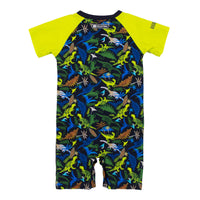 One Piece Short Sleeve Swimsuit (6/9M-4Y)