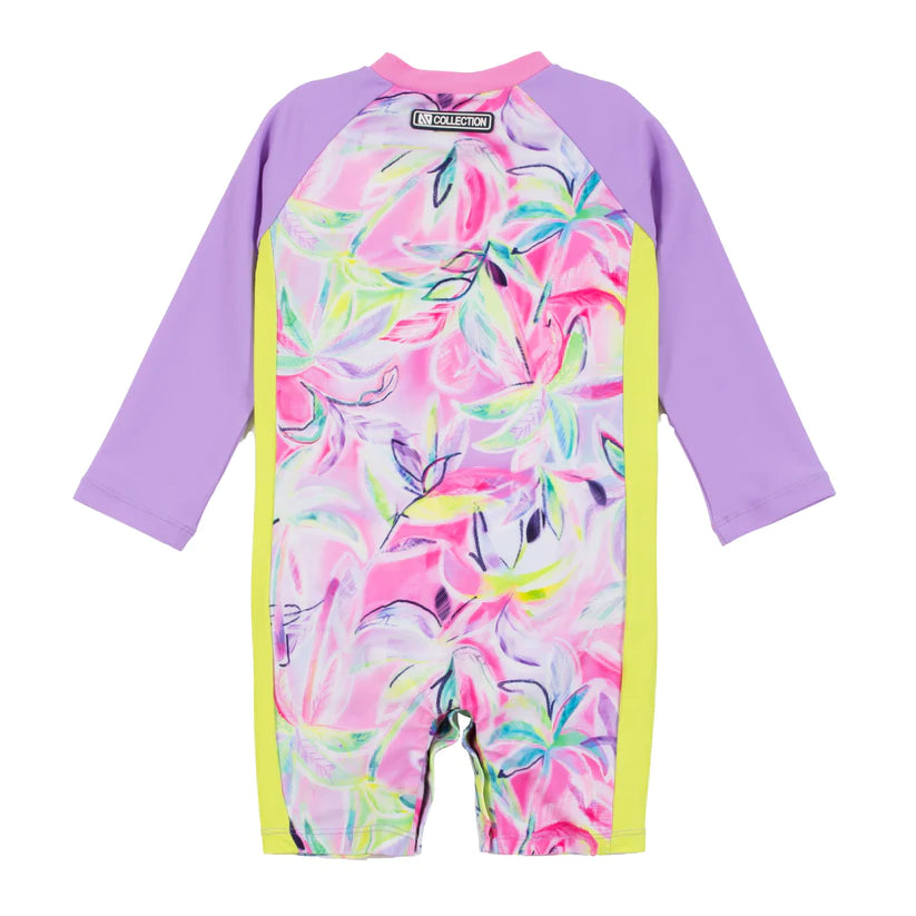 One Piece Long Sleeve Swimsuit (6/9M-4Y)