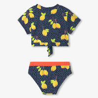 Fresh Lemons Short Sleeve Tankini Set