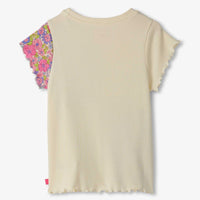 Girls Groovy Floral Patchwork Tee