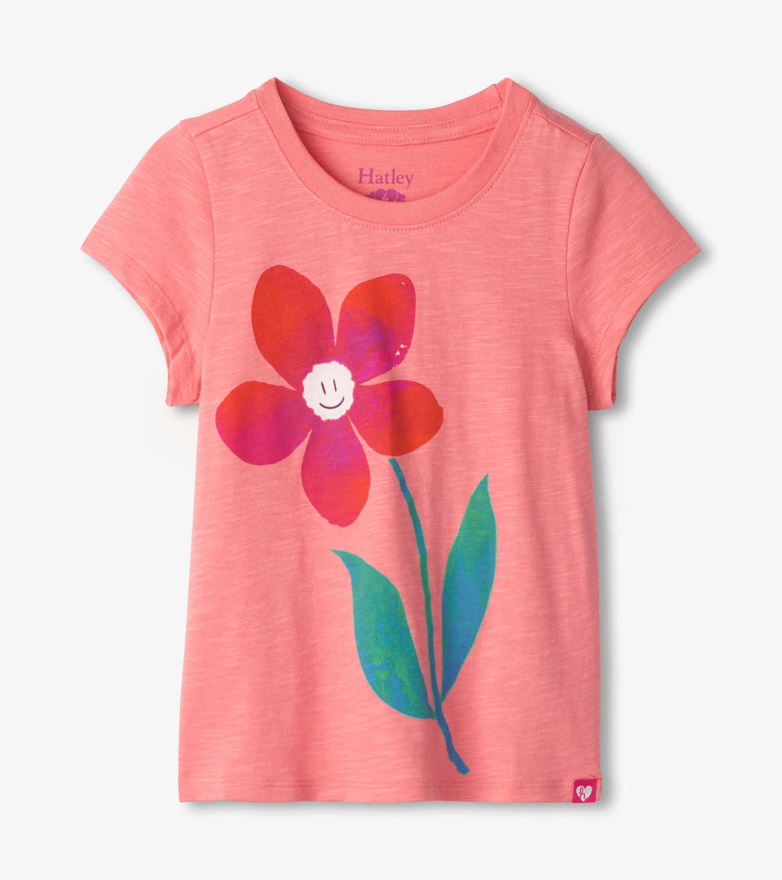 Girls Pink Daisy Graphic Tee