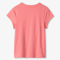 Girls Pink Daisy Graphic Tee