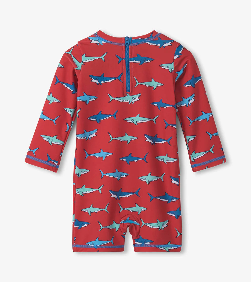 Hungry Sharks One Piece Rashguard