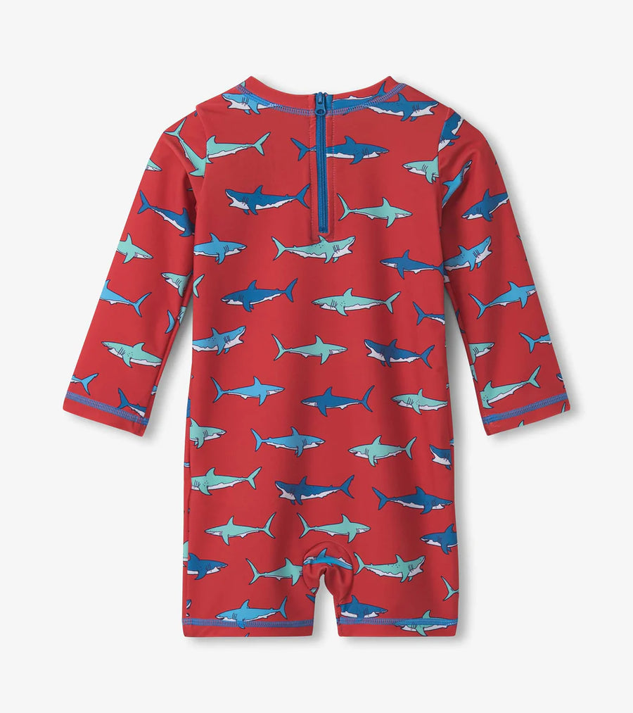 Hungry Sharks One Piece Rashguard