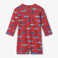 Hungry Sharks One Piece Rashguard