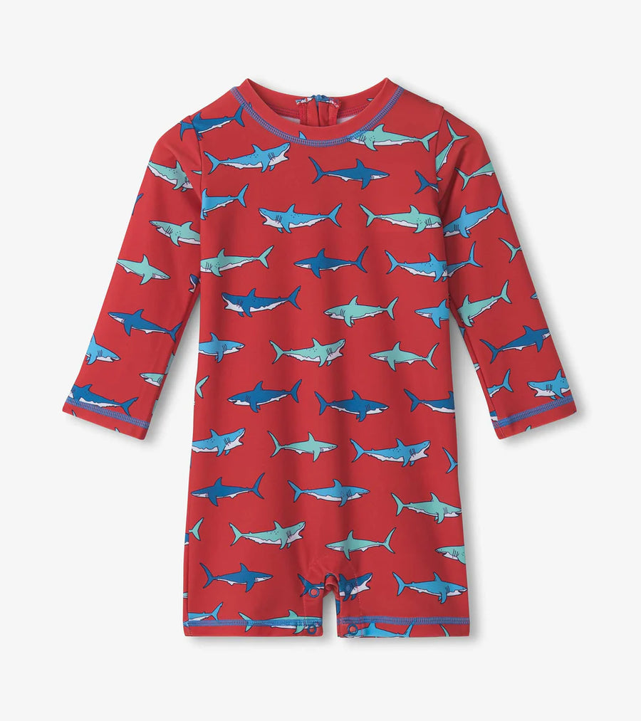 Hungry Sharks One Piece Rashguard