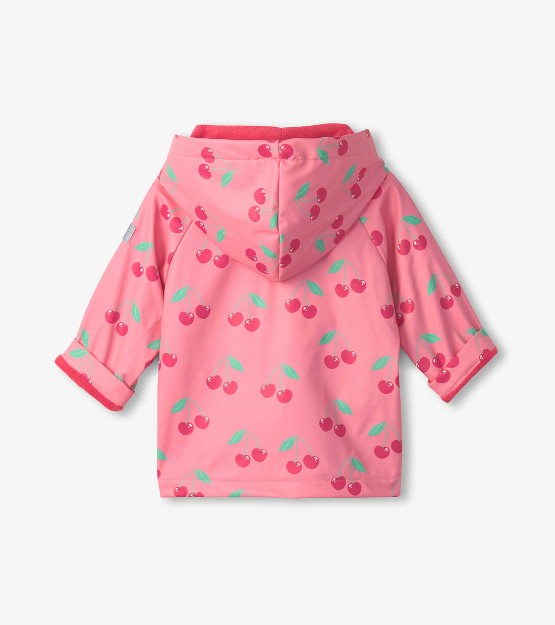 Toddler Girls Button Up Rain Jacket