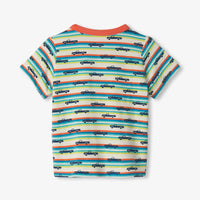 Baby & Toddler Pick up Truck Bamboo Henley Tee