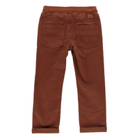 Boys' Brown Twill Pants