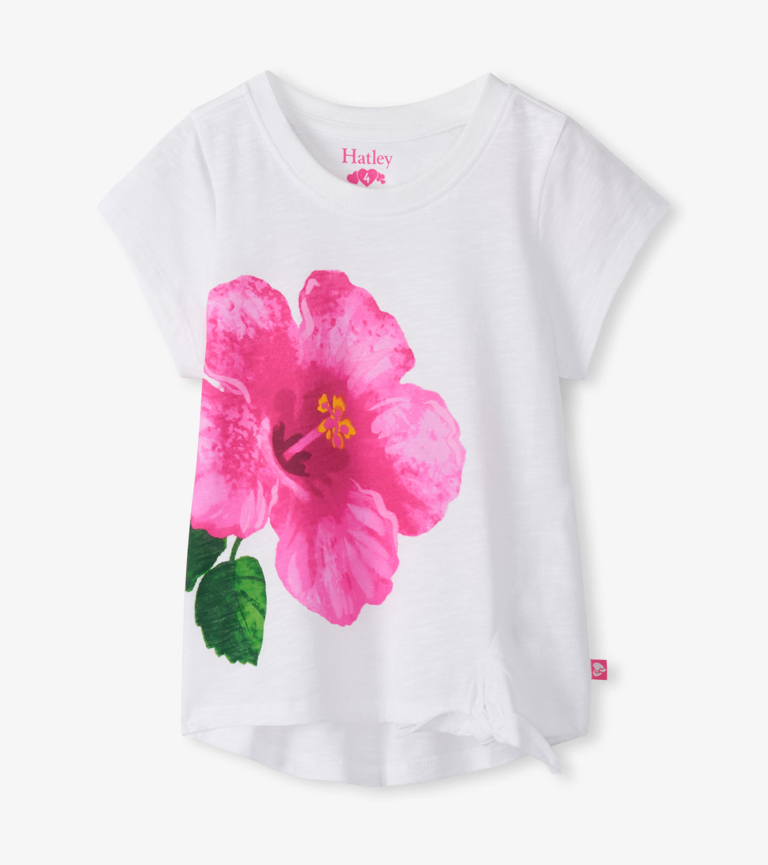 Hibiscus Front Tie Tee