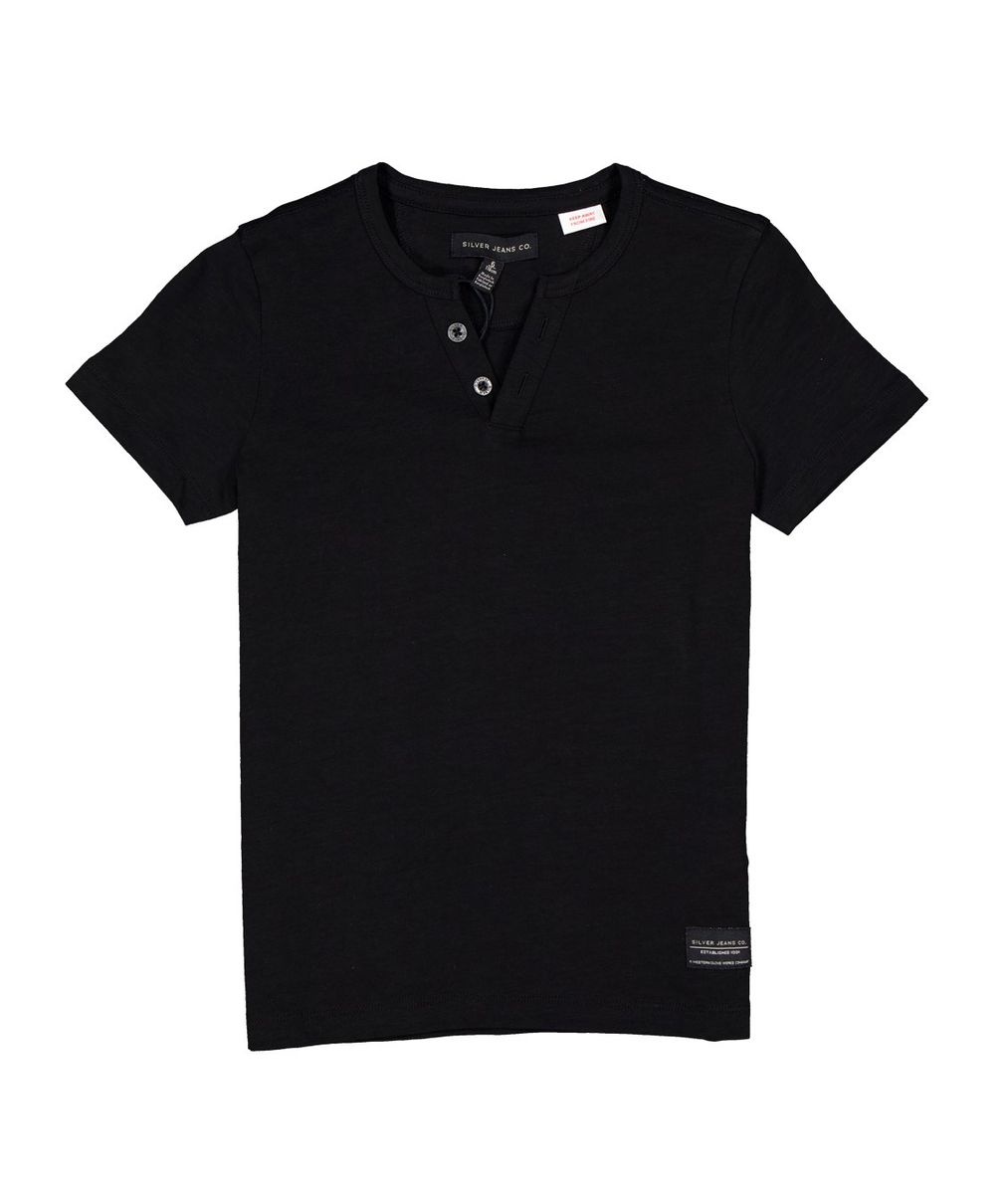 Boys' Jersey V-Notch Neck Henley