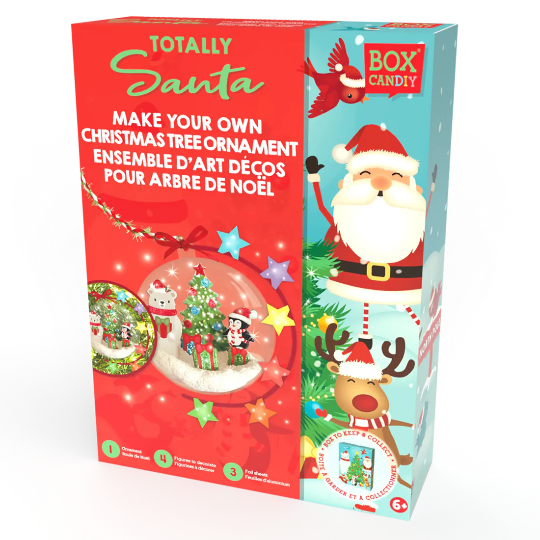 Totally Santa Christmas Tree Ornament Art Set