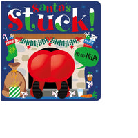 Santa's Stuck Board Book